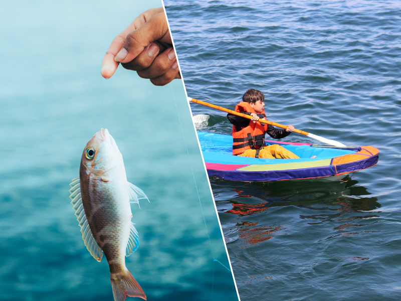 Fishing & kayaking