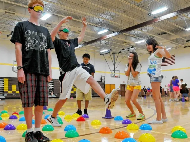 Minefield Team building Activity